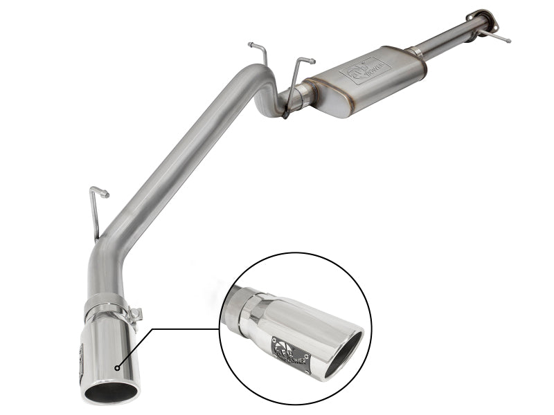 aFe MACH Force-Xp 3.0in 304 SS Cat-Back Exhaust w/ Polished Tip 17-18 GM Colorado/Canyon Catback aFe