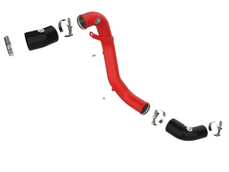 aFe Kia Stinger 18-22 V6-3.3L (tt) BladeRunner Cold Charge Pipe- Red Intercoolers aFe