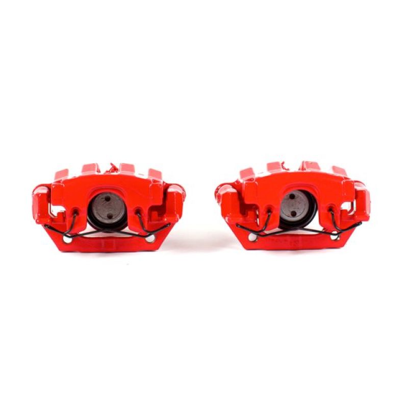 Power Stop 06-09 Pontiac Solstice Rear Red Calipers w/Brackets - Pair Brake Calipers - Perf PowerStop