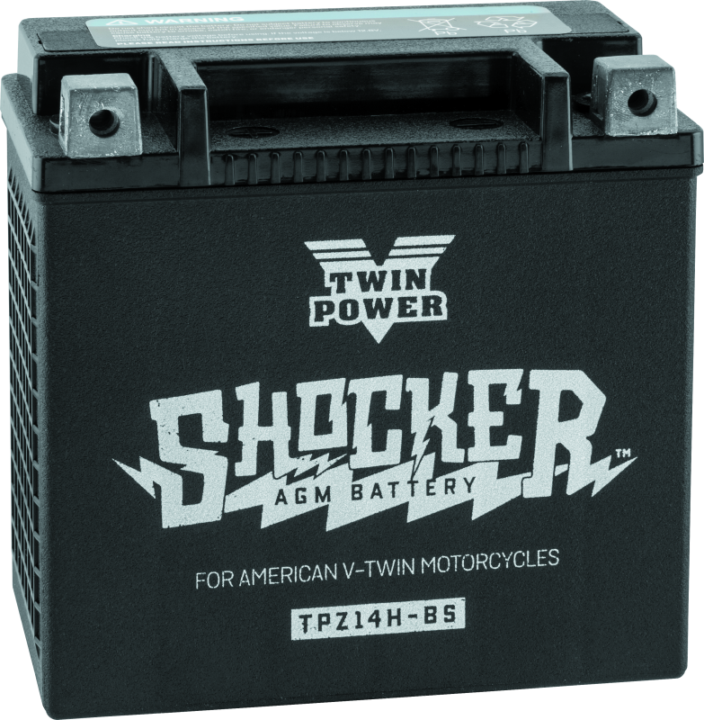 Twin Power YTX-14 Shocker Battery Replaces H-D 65948-00 220 CCA Batteries TwinPower