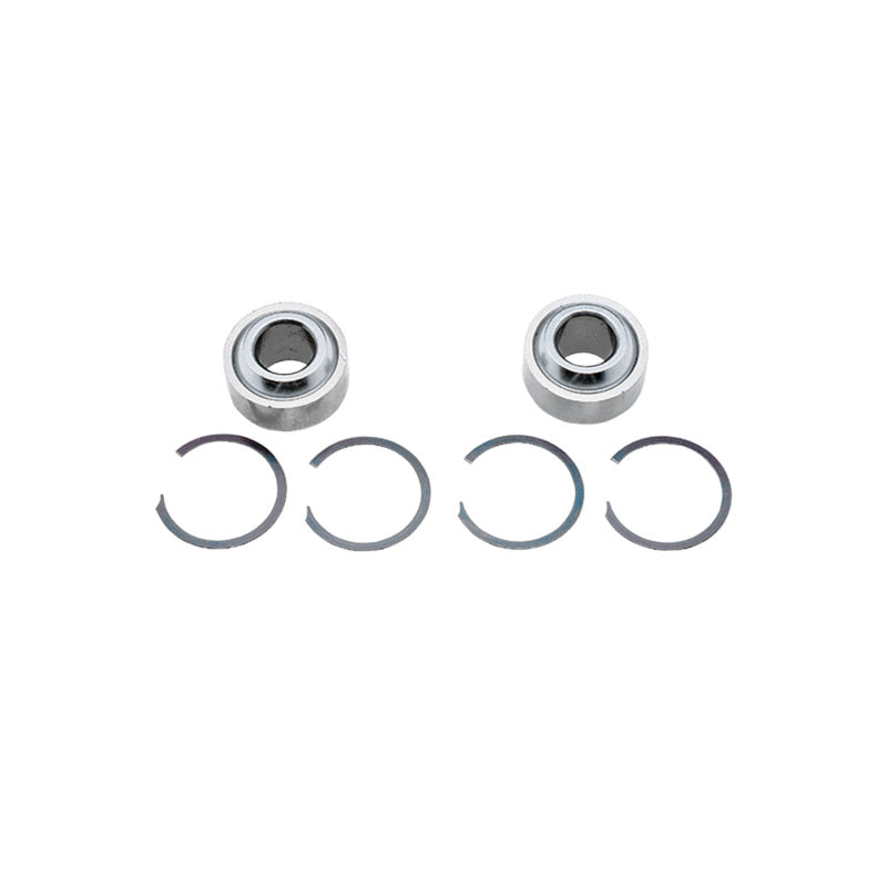 QA1 SIB Series Bearing Kit w/Snap Rings - .500in ID x .625in Wide - Heat Treated Chrome Plated S.S. Bearings QA1