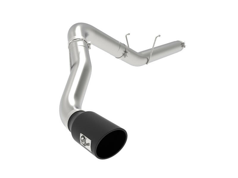 aFe ATLAS 5in Alum Steel DPF-Back Exhaust System w/Black Tip 19-20 Ram Diesel Trucks L6-6.7L (td) DPF Back aFe
