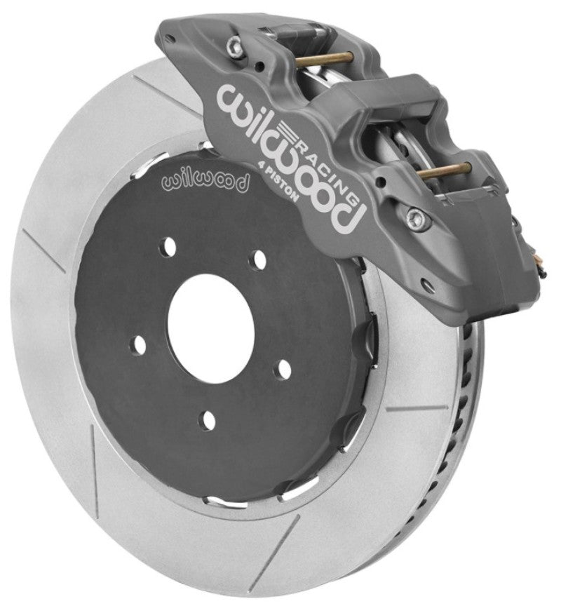 Wilwood Aero4R/ST Front Big Brake Kit 14in Black Anodize 97-13 Chevrolet Corvette C5/C6 Big Brake Kits Wilwood