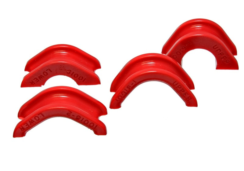 Energy Suspension 74-78 Nissan 260Z/280Z Red Rack and Pinion Bushing Set Bushing Kits Energy Suspension