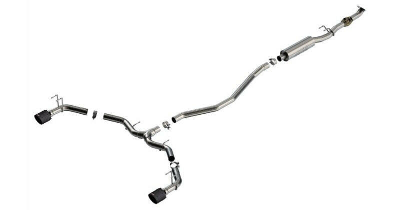 Borla 2023 Integra/22-23 Civic Si 1.5L 4 CYL. MT FWD 4DR 2.50in S-Type Catback Exhaust Carbon Fiber Catback Borla