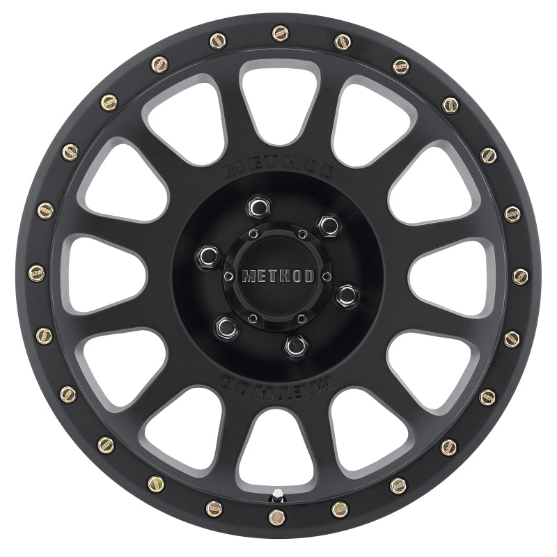 Method MR305 NV 16x8 0mm Offset 6x5.5 108mm CB Matte Black Wheel Wheels - Cast Method Wheels