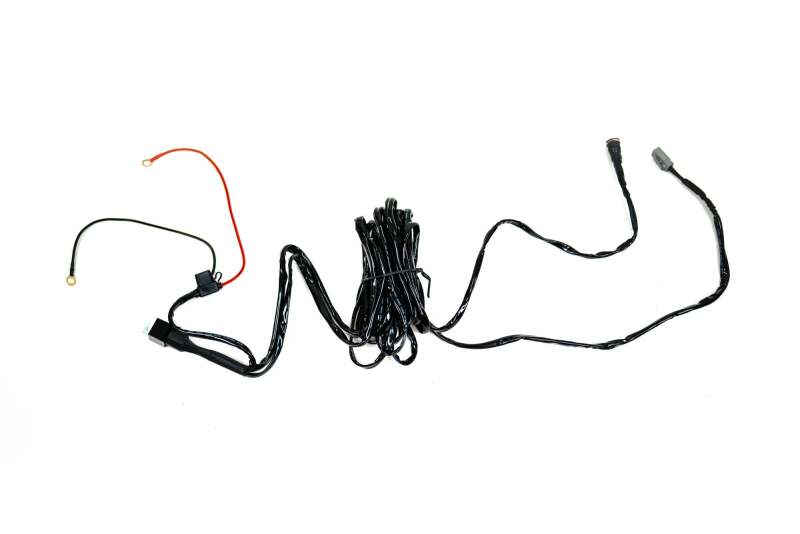DV8 Offroad 60 AMP Universal Wire Harness w/ Switch & DTP Connector - 15ft Wiring Harnesses DV8 Offroad