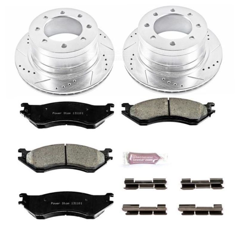 Power Stop 06-08 Dodge Ram 1500 Rear Z23 Evolution Sport Brake Kit Brake Kits - Performance D&S PowerStop