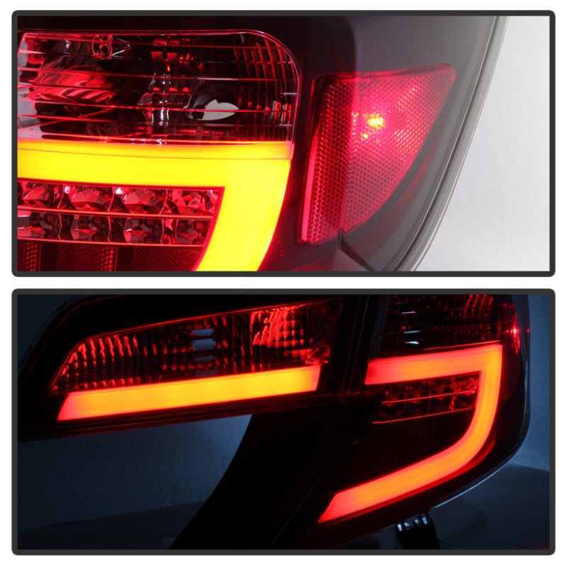 Spyder Toyota Camry 12-14 Light Bar LED Tail Lights Black ALT-YD-TC12-LBLED-BK Tail Lights SPYDER