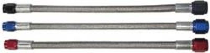 Fragola -3AN x -4AN Nut 4AN Nitrous Line 24in Blue Nuts Brake Line Kits Fragola