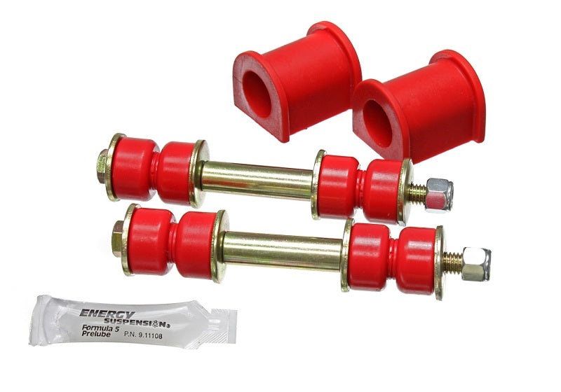 Energy Suspension 87-95 Pathfinder Red 24mm Front Sway Bar Frame Bushings Bushing Kits Energy Suspension