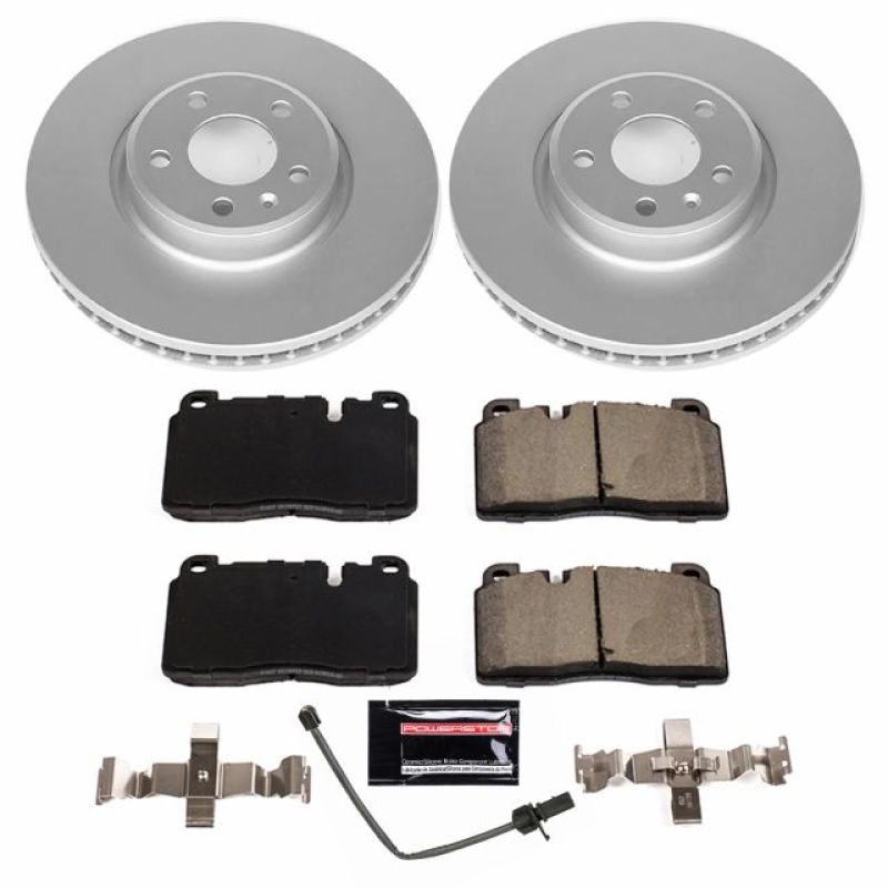 Power Stop 14-17 Audi Q5 Front Z23 Evolution Sport Coated Brake Kit Brake Kits - Performance D&S PowerStop