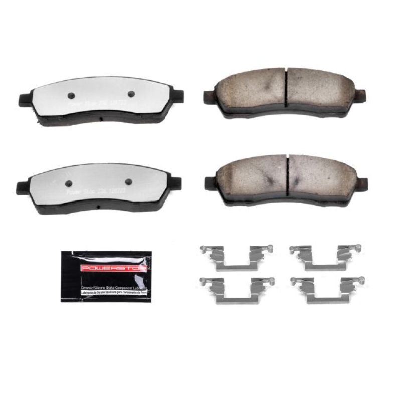 Power Stop 00-05 Ford Excursion Rear Z36 Truck & Tow Brake Pads w/Hardware Brake Pads - Performance PowerStop