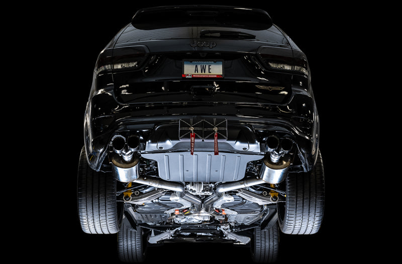 AWE Tuning 2020 Jeep Grand Cherokee SRT/Trackhawk Touring Edition Exhaust - Use w/Stock Tips Catback AWE Tuning