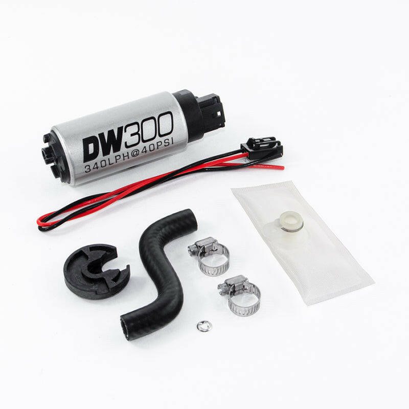 DeatschWerks 85-97 Ford Mustang DW300 320 LPH In-Tank Fuel Pump w/ Install Kit Fuel Pumps DeatschWerks