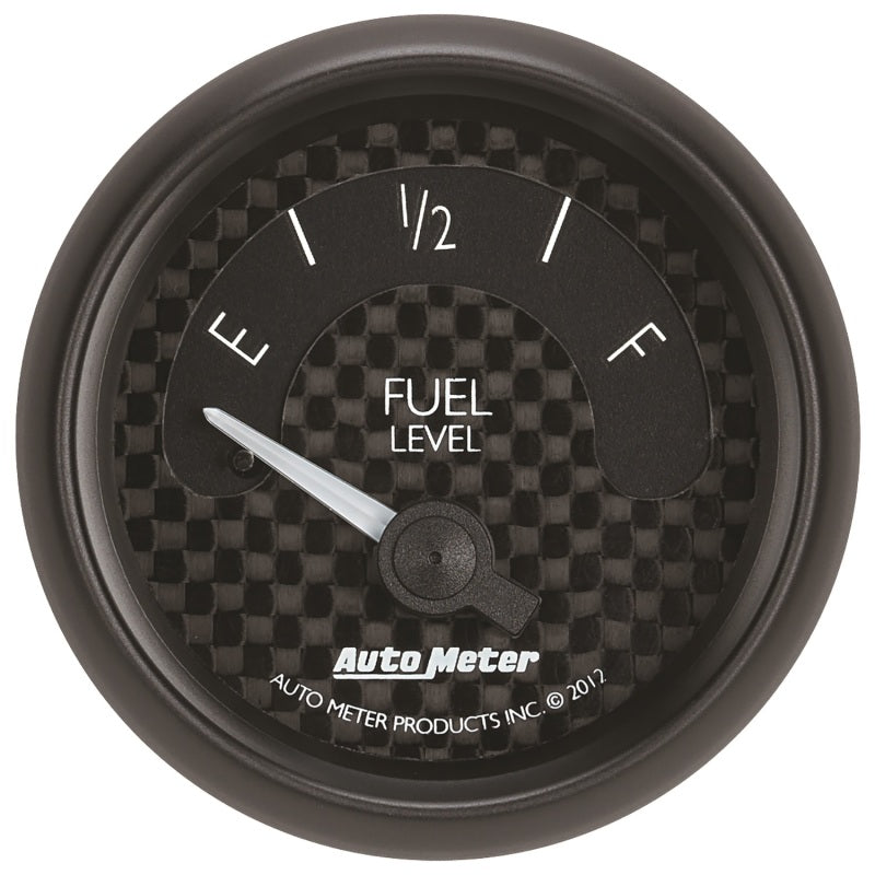 Autometer GT Series 52mm Short Sweep Electronic 240-33 ohms Fuel Level (For use w/ 3262) Gauges AutoMeter