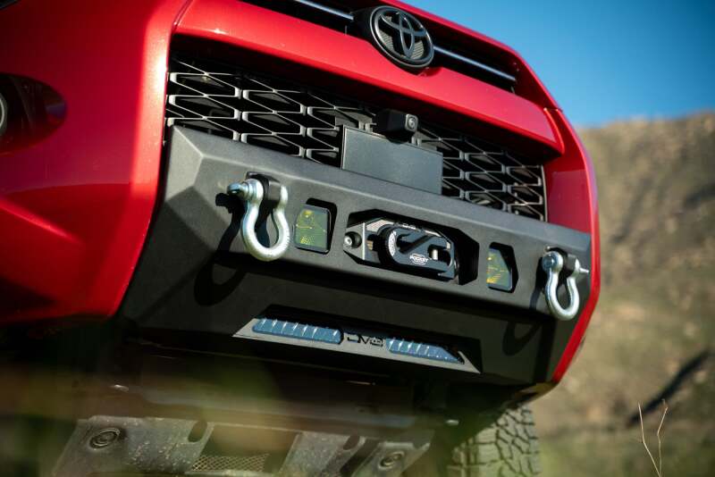DV8 Offroad 14-24 Toyota 4Runner Centric Series Winch Front Bumper Bumpers - Steel DV8 Offroad
