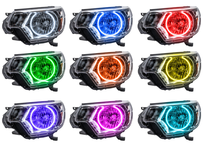 Oracle Toyota Tacoma 12-15 Halo Kit - ColorSHIFT w/o Controller Headlights ORACLE Lighting