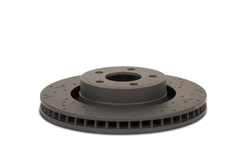 Hawk 18-20 Jeep Wrangler JL Talon Rotors and LTS Pads Front Brake Kit Brake Rotors - Slot & Drilled Hawk Performance