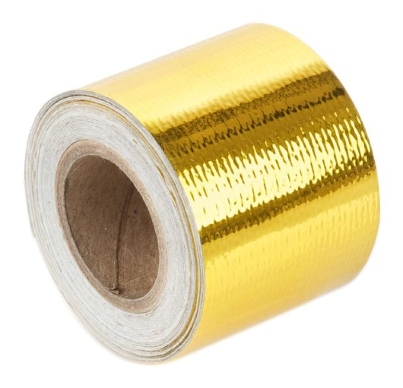 Torque Solution Gold Reflective Heat Tape 2in x 15ft Thermal Tape Torque Solution
