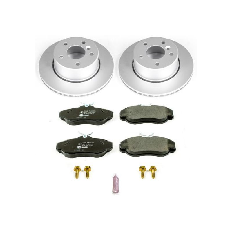 Power Stop 99-04 Land Rover Discovery Front Euro-Stop Brake Kit Brake Kits - OE PowerStop