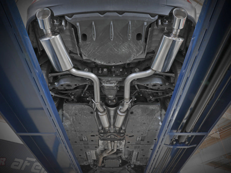 aFe POWER Takeda 16-17 Lexus IS200t L4-2.0L (t) 2.5in-3in 304 SS CB Exhaust w/ Black Tips Catback aFe