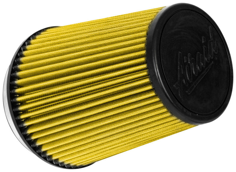 Airaid Universal Air Filter - Cone 5in FLG x 6-1/2in B x 4-3/4in T x 7-9/16in H - Synthaflow Air Filters - Universal Fit Airaid