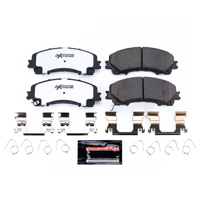 Power Stop 14-19 Infiniti Q50 Front Z26 Extreme Street Brake Pads w/Hardware Brake Pads - Performance PowerStop