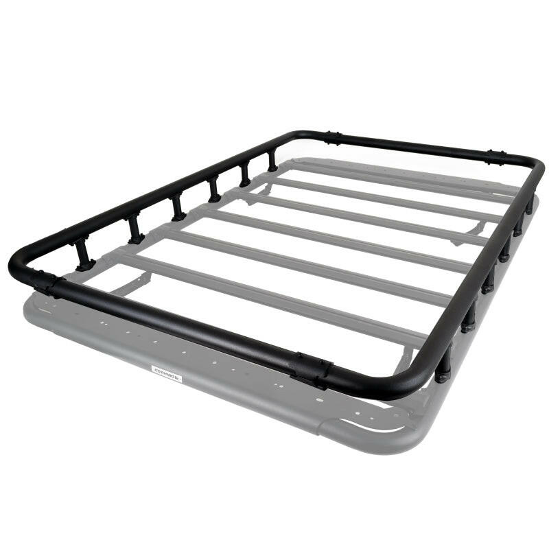 Go Rhino SRM500 Quad Rail Kit (For 75in. Long Rack) - Tex. Blk (Rails ONLY - Req. Platform) Roof Baskets Go Rhino