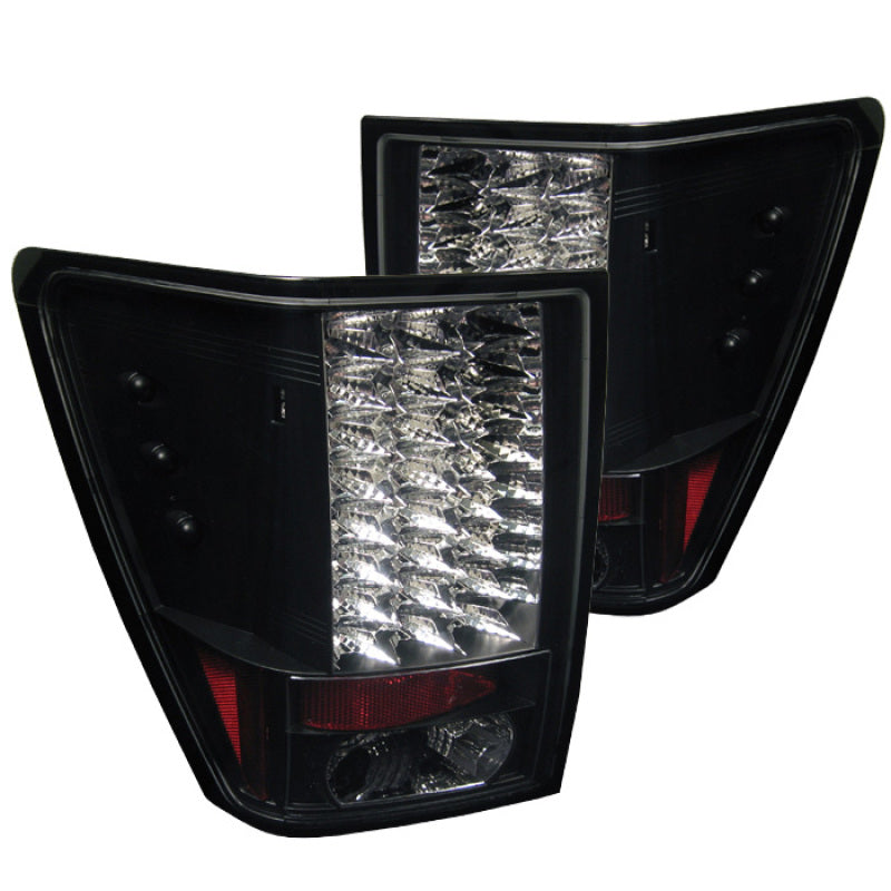 Spyder Jeep Grand Cherokee 05-06 LED Tail Lights Black ALT-YD-JGC05-LED-BK Tail Lights SPYDER