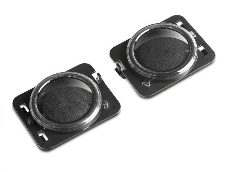 Raxiom 07-18 Jeep Wrangler JK LED Side Marker Lights- Smoked Sidemarkers & Indicators Raxiom