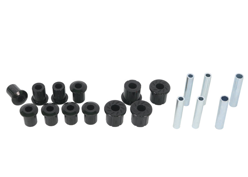Whiteline 1971-1974 Chevrolet Blazer Front Leaf Spring Bushings - for use w/ Stock Springs Spring Insulators Whiteline