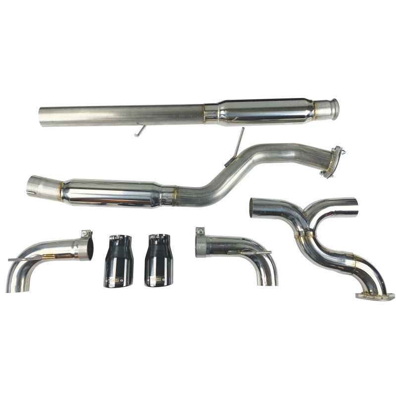 Injen 16-18 Ford Focus RS 3in Cat-Back Stainless Steel Exhaust w/ 4in Black Chrome Tips Catback Injen