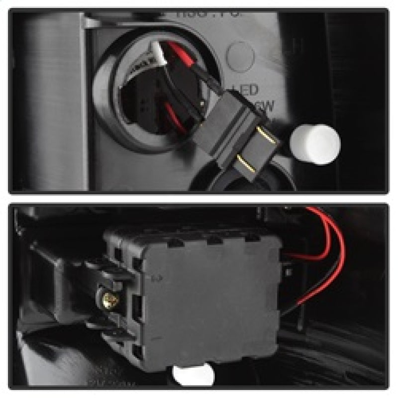 Spyder 00-06 GMC Yukon/Yukon XL V2 Light Bar LED Tail Lights - Blk Smoke (ALT-YD-CD00V2-LBLED-BSM) Tail Lights SPYDER