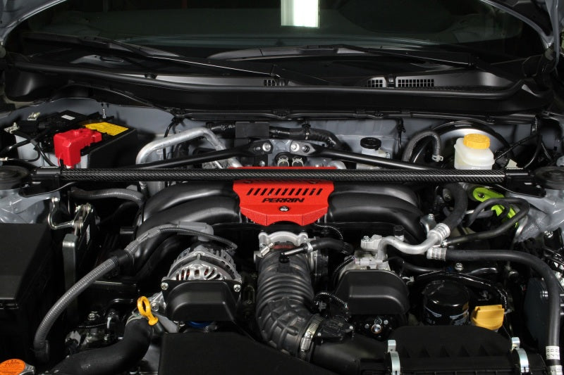 PERRIN 13-25 Subaru BRZ / Toyota GR86/86 / Scion FR-S Front Strut Brace - Carbon Fiber Strut Bars Perrin Performance