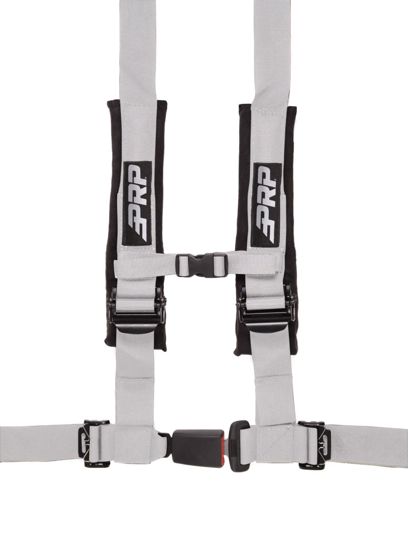 PRP 4.2 Harness- Silver Seat Belts & Harnesses PRP Seats