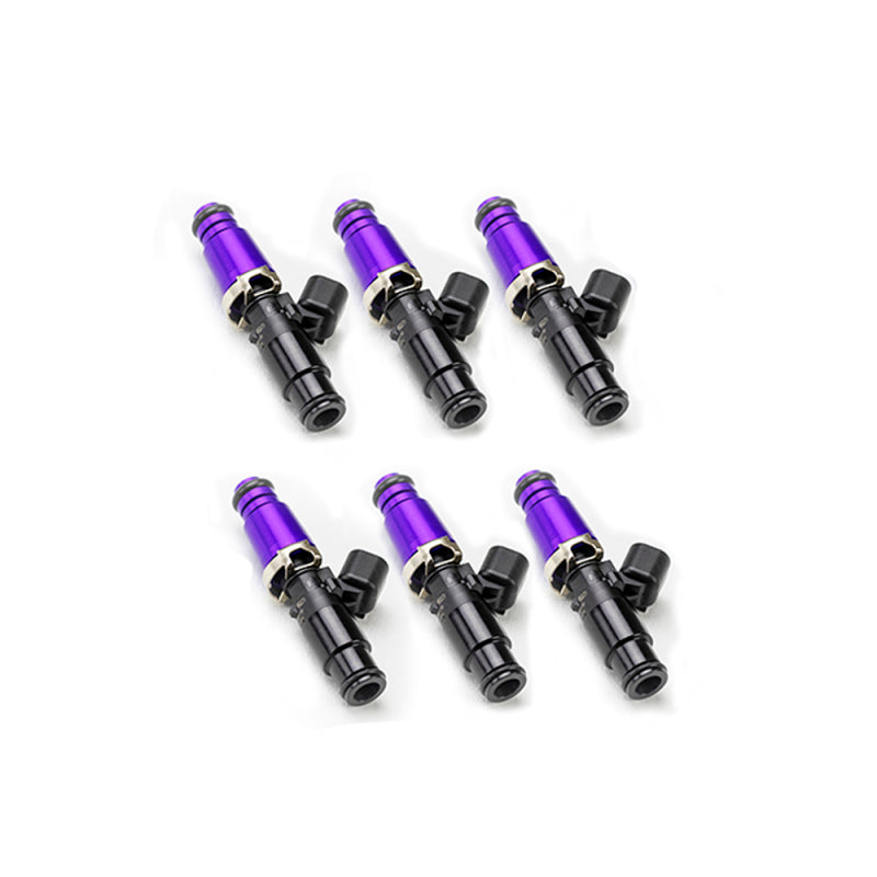 Injector Dynamics ID1050X BMW M54 Injectors 14mm Top (Purple) & Bottom (Black) Adapters (Set of 6) Fuel Injector Sets - 6Cyl Injector Dynamics