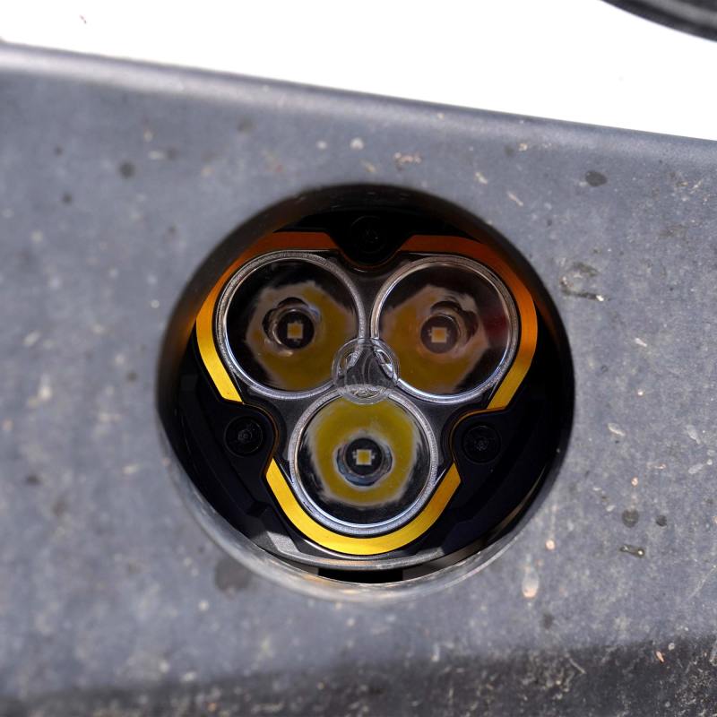 KC HiLiTES Round Universal Shrouds for Flex Era 3 Lights (Pair) Light Mounts KC HiLiTES