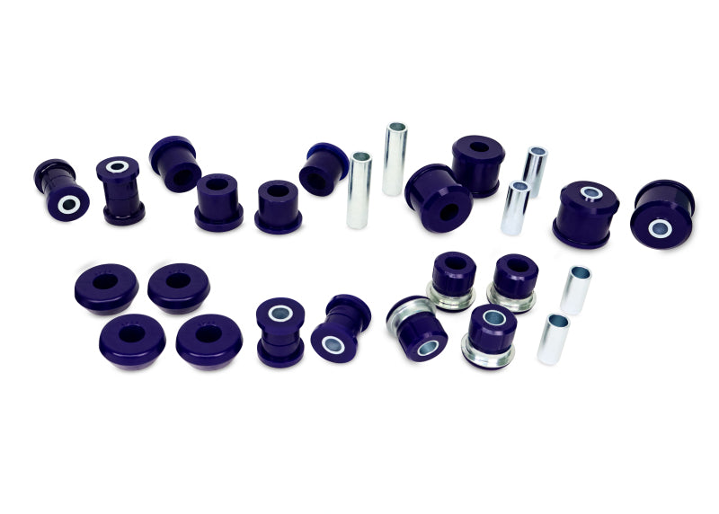 SuperPro 90-97 Mitsubishi Montero LS Control Arm & Trailing Arm Bushing Kit - (60mm Trailing Arm) Bushings - Full Vehicle Kits Superpro
