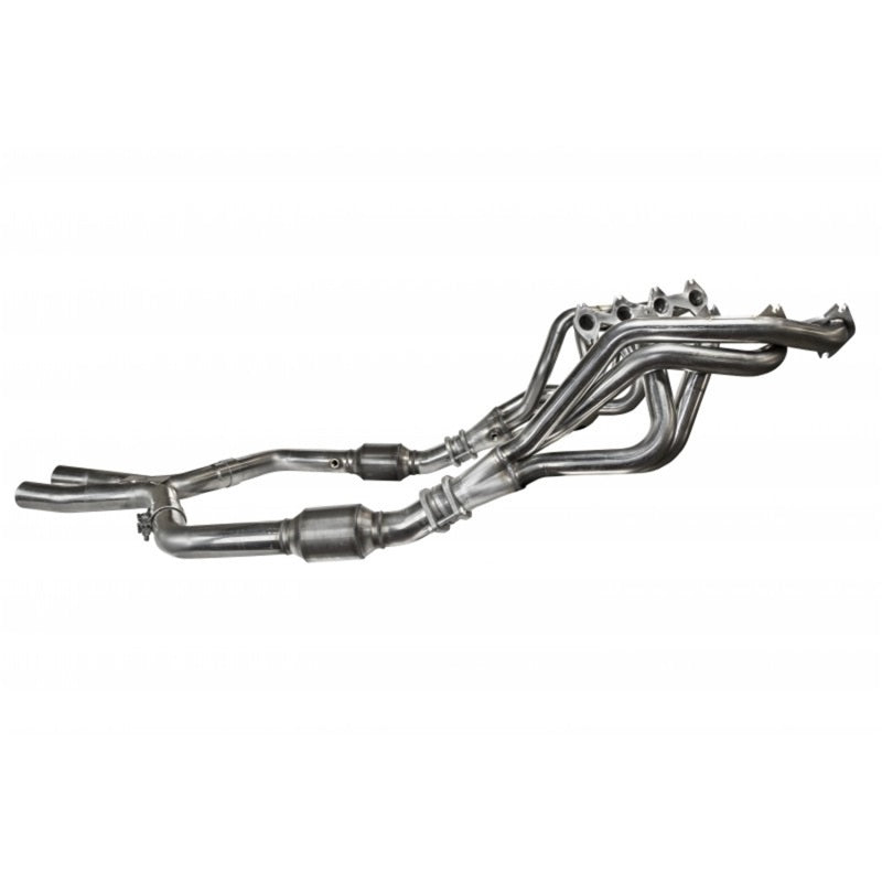 Kooks 05-10 Ford Mustang GT Manual 1 5/8in x 2 1/2in SS Long Tube Headers and OEM Catted SS X Pipe Headers & Manifolds Kooks Headers