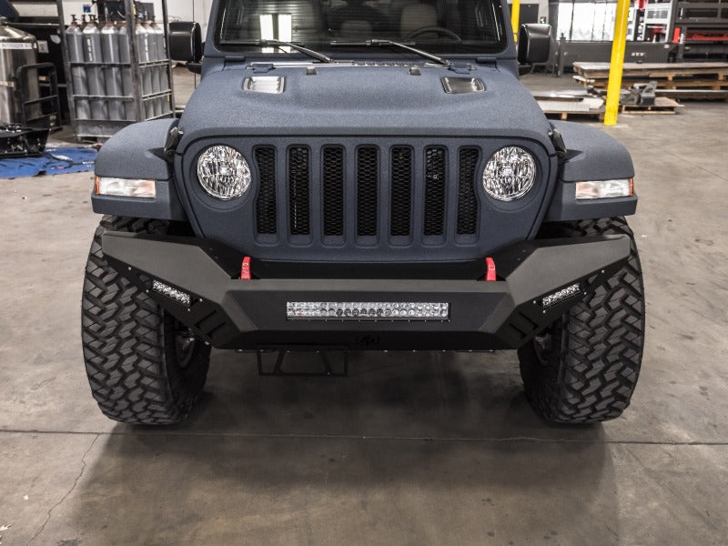 Road Armor 18-20 Jeep Wrangler JL SPARTAN Bolt-On Front Bumper Skid Plate Guard - Tex Blk Bumpers - Steel Road Armor
