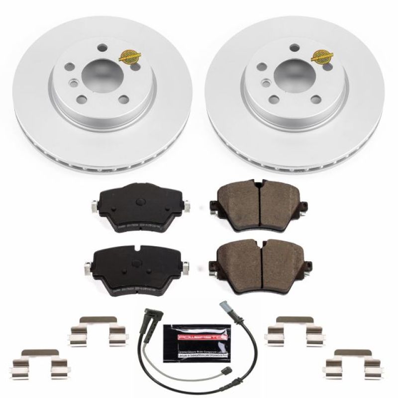 Power Stop 2019 Mini Cooper Clubman Front Z23 Evolution Sport Coated Brake Kit Brake Kits - Performance D&S PowerStop