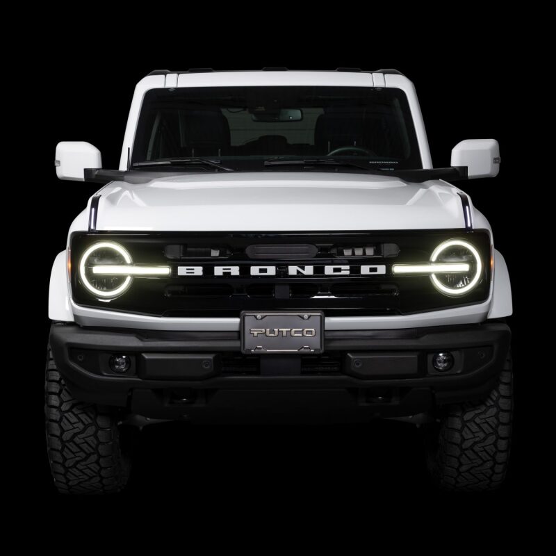 Putco 22-24 Ford Bronco Luminix DRL LED Light Hood Limb Riser (Factory Hood Side Hinge Replacments) Exterior Trim Putco