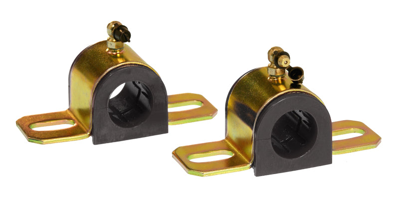 Prothane Universal 90 Deg Greasable Sway Bar Bushings - 1 1/16in - Type B Bracket - Black Sway Bar Bushings Prothane