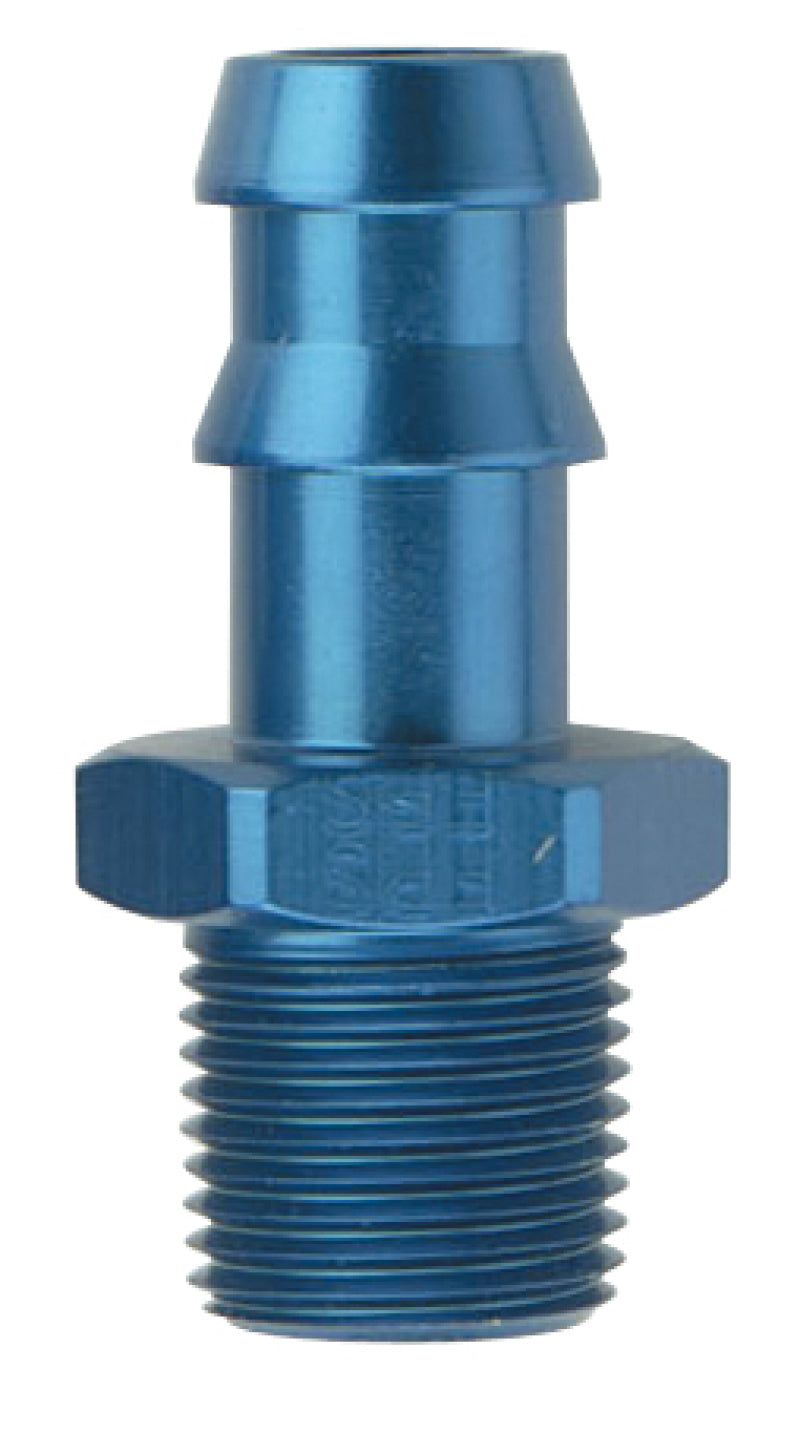 Fragola 1/4 Hose Barb x 1/8 NPT - Blue Fittings Fragola