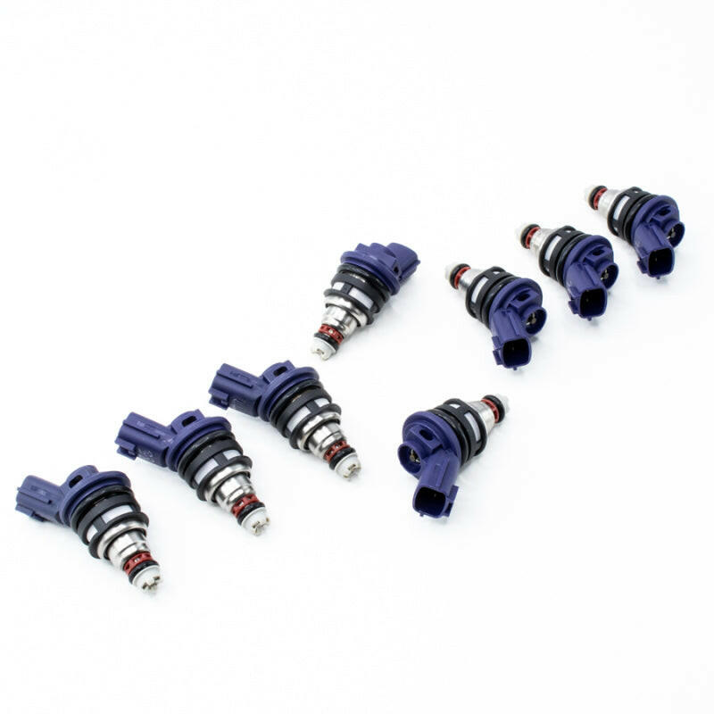 DeatschWerks 95-99 Nissan Q45 370cc Side Feed Injectors Fuel Injector Sets - 8Cyl DeatschWerks