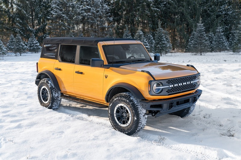 N-FAB 2021 Ford Bronco 4 Door Roan Running Boards - Textured Black Running Boards N-Fab