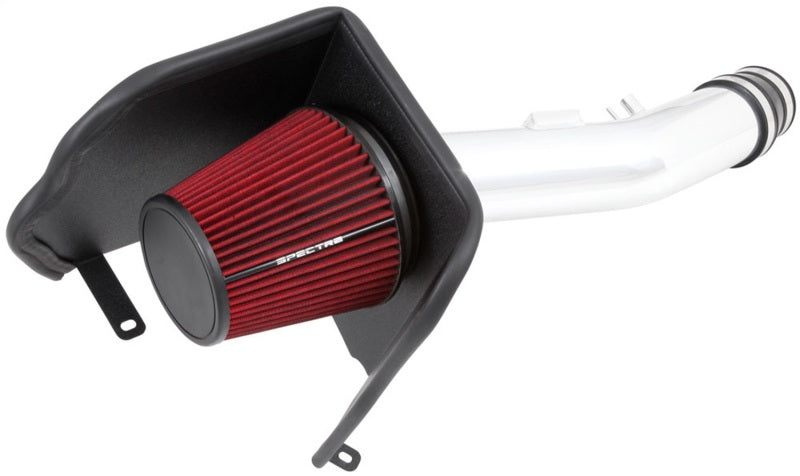 Spectre 10-18 Toyota FJ 10-15 4Runner V6-4.0L F/I Air Intake Kit - Polished w/Red Filter Cold Air Intakes Spectre