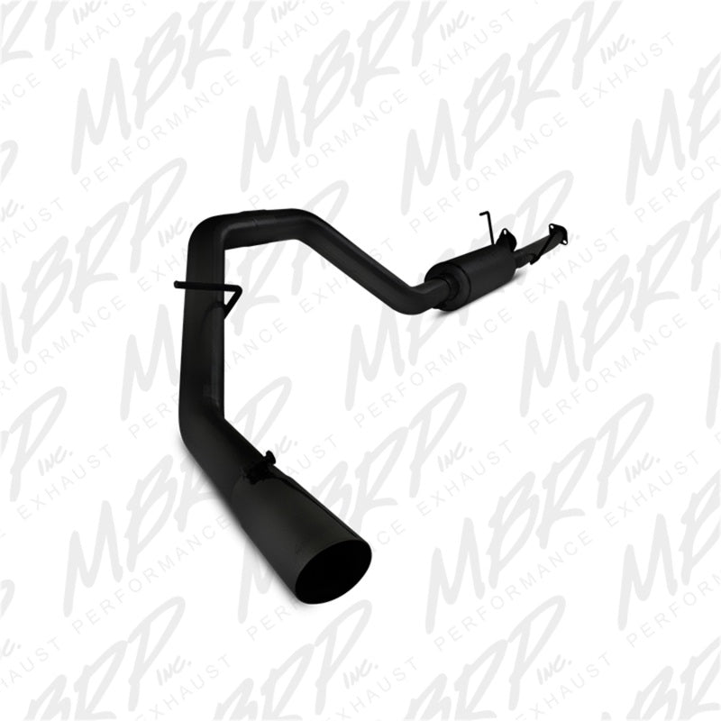 MBRP 2009-2014 Toyota Tundra 5.7L EC-Std. & SB/CC-SB 3in Cat-Back Single Side AL - Black Catback MBRP
