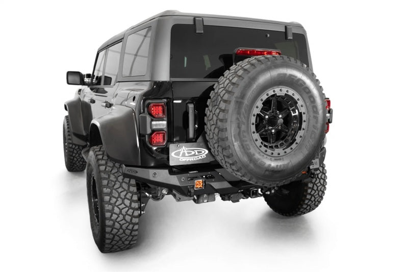 Addictive Desert Designs 2022+ Ford Bronco Raptor Phantom Rear Bumper Bumpers - Steel Addictive Desert Designs